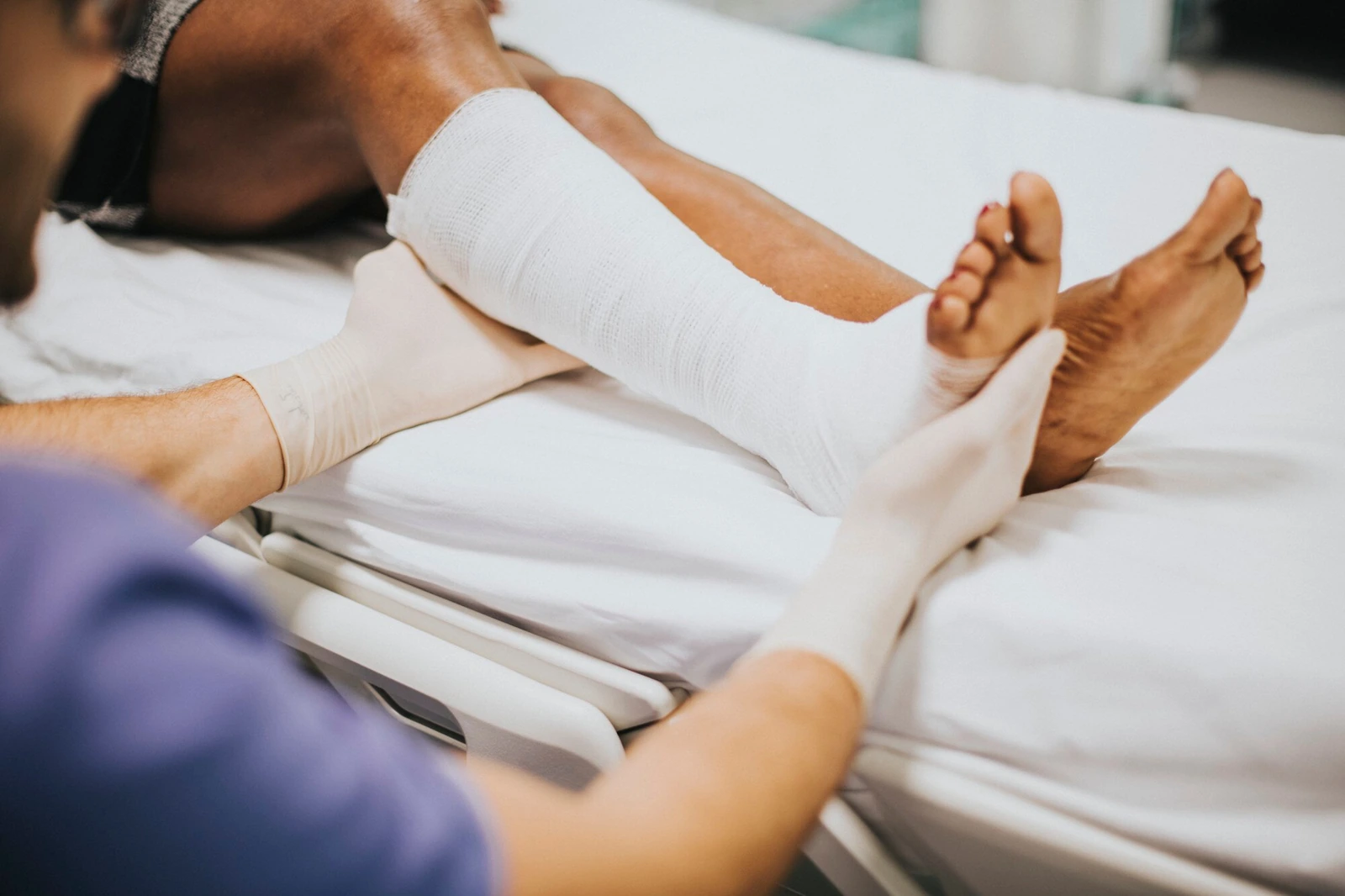 Medical records supporting a fracture claim