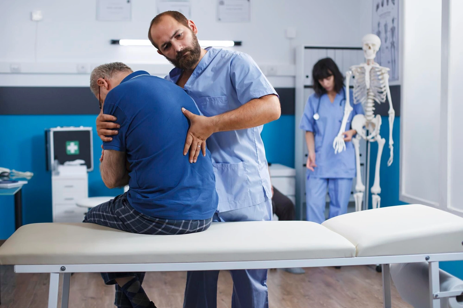 Medical records compared before and after an accident